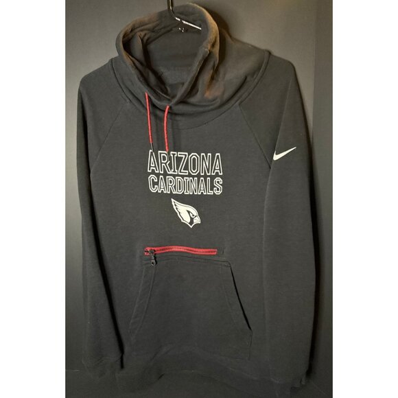 NFL Arizona Cardinals x Nike Hoodie Womens L Funnel Neck Pullover Sweatshirt - Picture 1 of 6